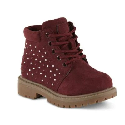 Piper Toddler Girls' Zahra Maroon Fashion Hiker Boot - Image 1 of 4
