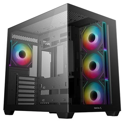 Deepcool Cg530 4F Mid-Tower Case With Tempered Glass Panels 4 Pre-Installed Argb - Image 1 of 1