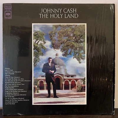 JOHNNY CASH - The Holy Land (1969) - 12" Vinyl Record LP - VG+ - Image 1 of 3