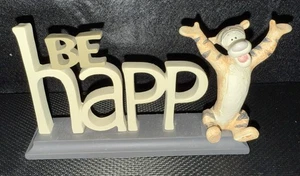 Figura de resina Hallmark Disney Winnie the Pooh's Tigger "BE HAPPY" - Imagen 1 de 10