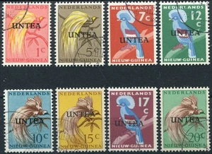 WEST NUOVA GUINEA 1962 UNTEA OVPT 21/2 MM ALTEZZA SET SG1a/9a FINE USATO CAT £480 - Foto 1 di 1