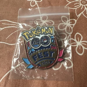 Pokémon GO Fest 2025 Metal Pin RARE NEW - Picture 1 of 1