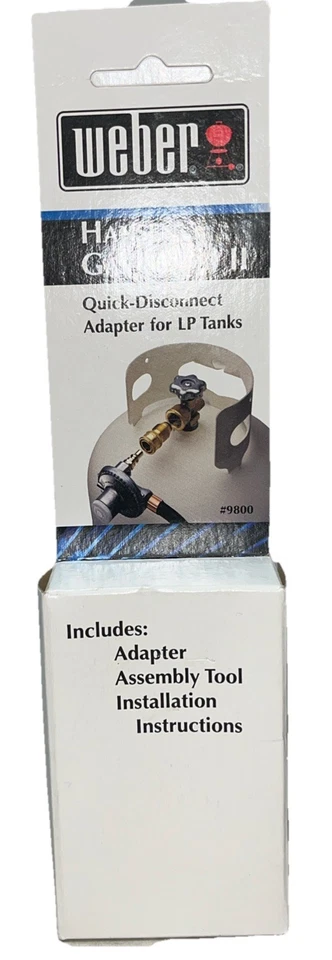 Adaptador de desconexión rápida Weber Hansen Gas-Mate II M #9800. Nuevo en caja. Foto 1 de 4