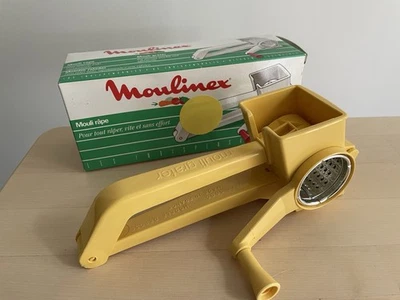 Old Moulinex Yellow Plastic Grater Grater Grater Moulinex New - Image 1 of 4