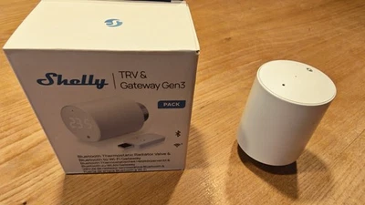 Termostato radiador Shelly Shelly BLU TRV paquete individual Gateway nuevo embalaje original - Imagen 1 de 3