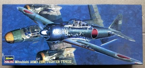 WWII IJN Mitsubishi A6M3 Zero Fighter Type 22 1/72 Hasegawa 51315 AP15 - Foto 1 di 4