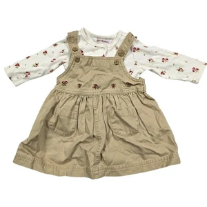 Conjunto de Conjunto Gymboree Infantil Niña 6-12 Jersey Vestido Mono Floral Body 1999 - Imagen 1 de 7