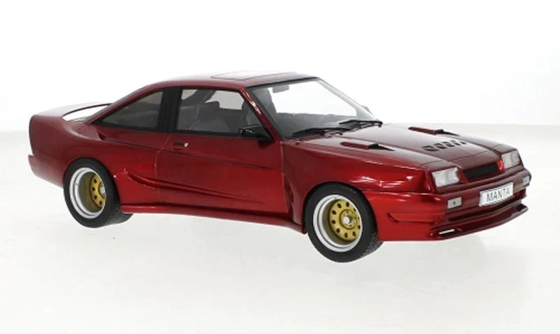 Литая модель автомобиля MCG масштаб 1:18 — Opel Manta B Mattig красного цвета - Изображение 1 из 1