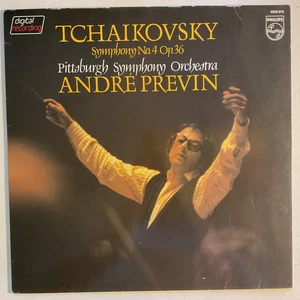 PREVIN Tchaikovsky Symphony 4 N/Mint 1981 Philips 9500 972 LP Lovely Condition - Picture 1 of 2