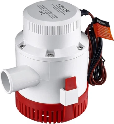 Bomba de sentina VEVOR Boa 3000GPH 12V sumergible automática con interruptor de flotador envío gratuito Foto 1 de 3