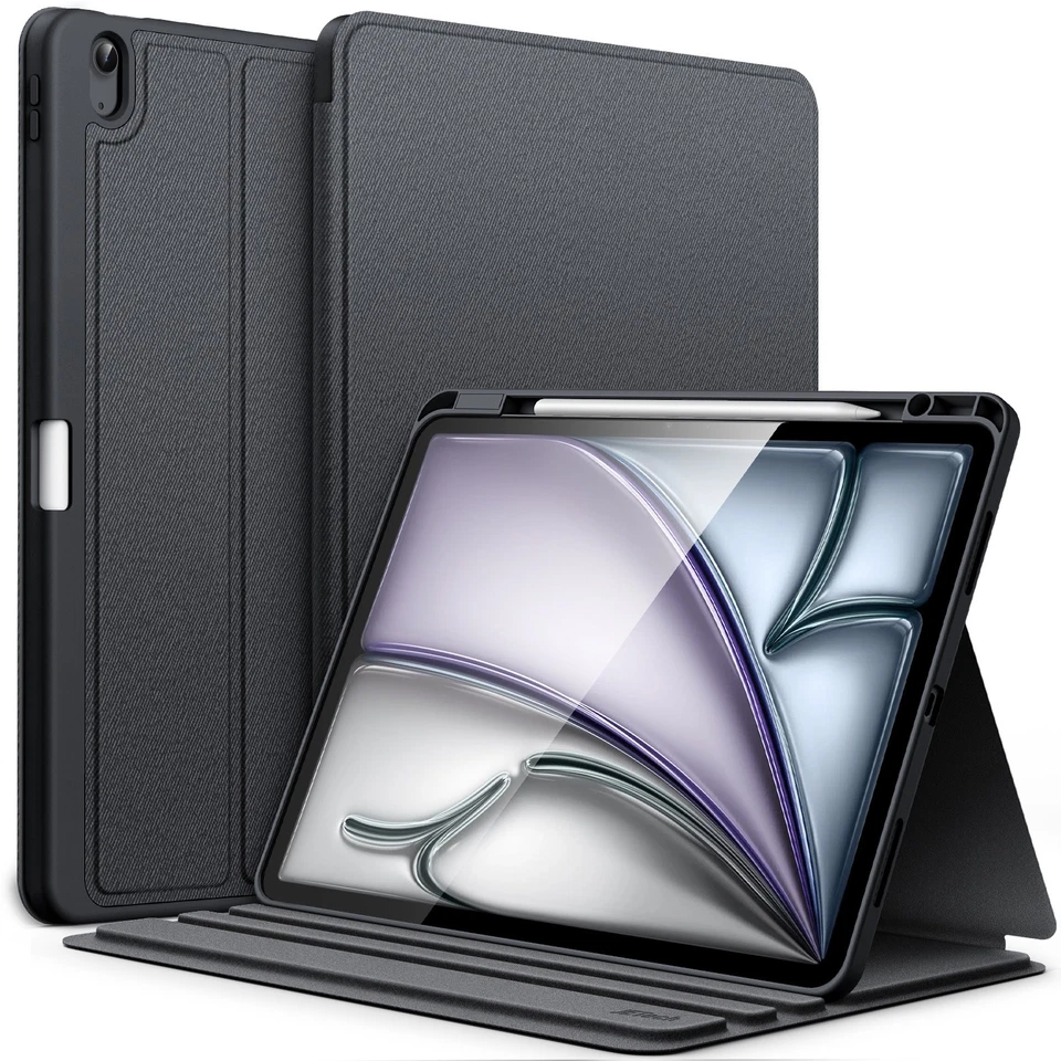 Case for iPad Air 13-Inch M3/M2 (2025/2024) with Pencil Holder, Auto Wake/Sleep - Image 1 of 1