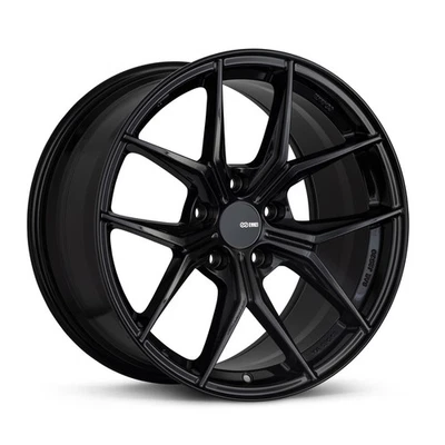 4 New 20X9.5 Enkei TSRX Black Gloss Wheel/rim 5x120 ET40 529-295-1240BK - Image 1 of 3