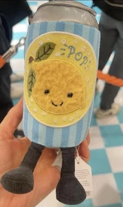 Jellycat Amuseables Jesse Can of Pop - London Exclusive Selfridges BNWT - Picture 1 of 3