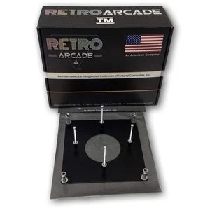 Arcade Game 3" Trackball Metal Mounting Kit, works with RA-TRACK-BALL Jamma Mame - Picture 1 of 2
