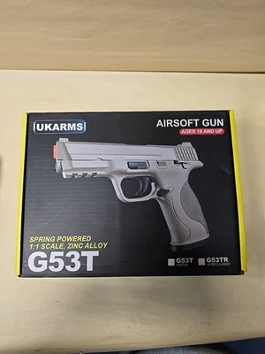 UKARMS G53B A1 Spring Airsoft Full Size Pistol Metal Slide Gun  - Image 1 of 2