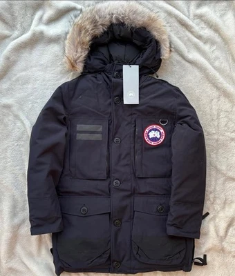 Canada Goose Navy Macculloch Fur Parka - S/M - MSRP: $1650 USD - New - Authentic - Image 1 of 2