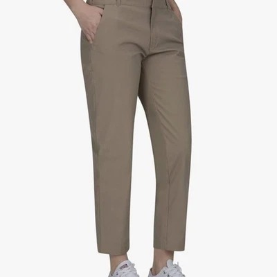 Hurley Lowrider Tan Khaki Chinos Cotton Stretch Straight Leg Pants Womens 7 NWOT - Image 1 of 4