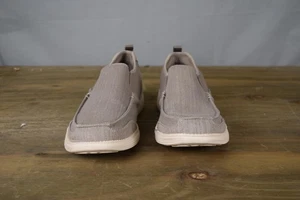 Skechers Shoes Mens Size 11 Taupe Relaxed Fit Memory Foam Slip On SN 65715S - Picture 1 of 8