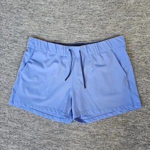 Zyia Active Womens Shorts Size XXXL 3XL Blue Performance Running Outdoors - Picture 1 of 7