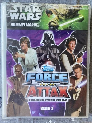 Star Wars Force Attax Topps Serie 2 Trading Card Game Sammelmappe mit Karten - Bild 1 von 4
