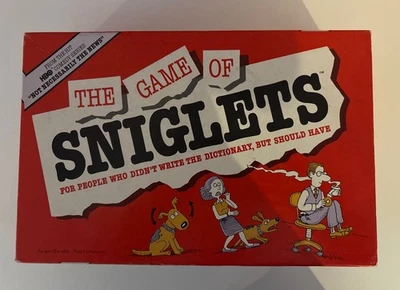 THE GAME OF SNIGLETS - BOARD GAME - HBO COMEDY - 1990 - DRYWIPE MARKER MISSING - Image 1 of 4