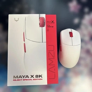 Lamzu Maya X 8K REJECT SPECIAL EDITION Gaming Maus weiß gebraucht - Bild 1 von 1