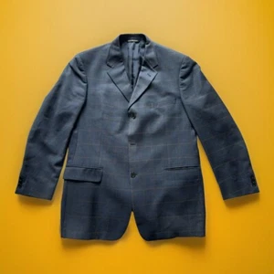 Coppley Ermenegildo Zegna Abrigo Deportivo Traje Chaqueta Blazer 100% Lana Cuadros 44 Alto - Imagen 1 de 24