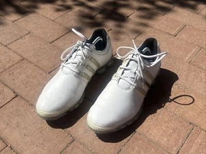 Adidas Tour 360 ATV M1 Golf Shoes Mens Size 10 White Leather Q46877 - Picture 1 of 18