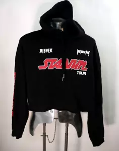Geteilter Justin Bieber Purpose Stadion Tour Merch Hoodie Damen Größe XL - Bild 1 von 6