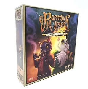 Purrrlock Holmes Furriarty's Trail Chase the Case Board Game, Factory Sealed-NEW - Picture 1 of 7