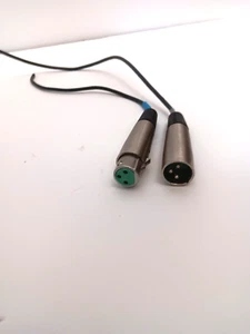 Switchcraft A3F 3 Pin Female and Male XLR Mic Cable Connectors - Picture 1 of 3