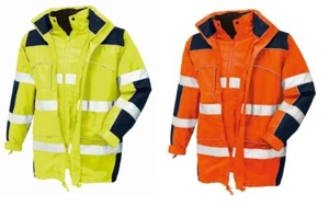Warnschutz-Parka Regenjacke Wetterschutz Winterjacke TORONTO 4in1 - Bild 1 von 6