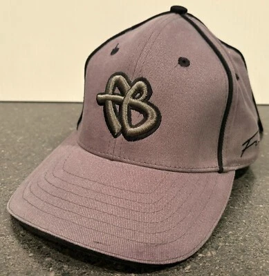 Fubu Flexfit size S/M grey with black outline Hip Hop Hat Cap Y2G NWT - Image 1 of 4