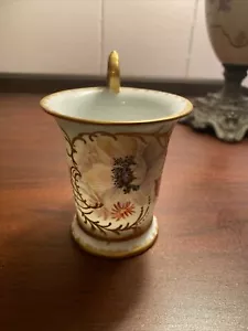 Coppa antica Rosenthal dorata 1800 con piattino Germania - Foto 1 di 8