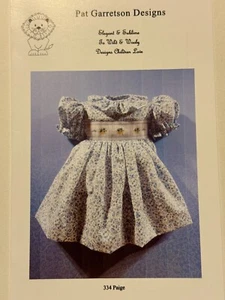 Smocking Plate #334 PAIGE by Pat Garretson - Picture 1 of 2