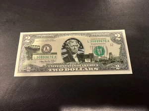2003 2003A Two Dollar Bill • $2 Overlay Overprint • State Series • North Dakota - Picture 1 of 2