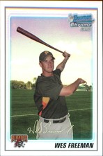 2010 (PIRATES) Bowman Chrome Prospects Refractors #BCP64 Wes Freeman /777