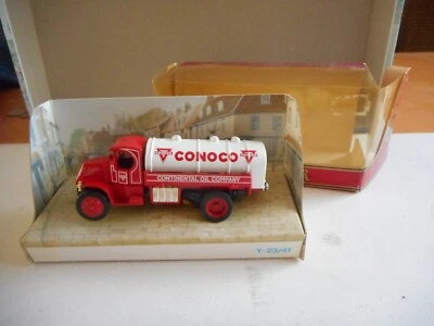 Matchbox Models of Yesteryear Y-23-B 1930 Mack AC Tanker 1:60 Conoco + box - Image 1 of 4