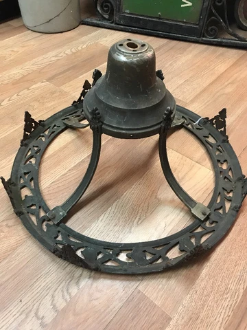 Antique Chandelier Frame 20" for parts or repair Cover