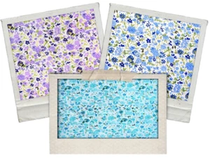 Crafts Fabrics 100% Cotton Mini Floral Cotton Fabric 110cm Wide Digital Cotton - Picture 1 of 4