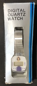 NUOVO VECCHIO STOCK OROLOGIO DIGITALE AL QUARZO IN SCATOLA MADE IN HONG KONG - Foto 1 di 7