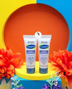 2x Cetaphil Deep Hydration Skin Restoring Water Gel Deluxe Sample .36 oz/ 10 g - Picture 1 of 6