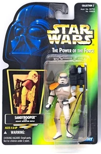 SANDTROOPER STAR WARS Power of the Force POTF HOLOGRAM 1996 MOSC - Picture 1 of 2