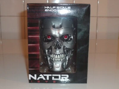 TETE DE TERMINATOR GENISYS HALF SCALE ENDO SKULL NEUVE EN BOITE EPOQUE GOLDORAK - Photo 1/4