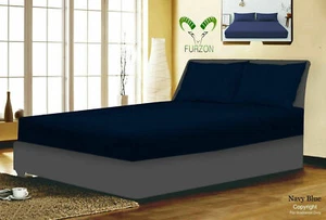 25 CM EXTRA TIEF Spannbettlaken Einzel Doppel Super King Bett Größe ODER Kissen - Bild 1 von 69