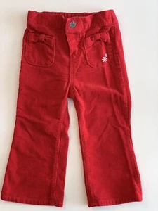 Wonder Kids Girls Red Corduroy  Pants  Size 18 Months EUC - Bild 1 von 2