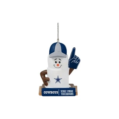 Dallas Cowboys NFL FOCO Christmas Tree Smores Team Ornament White / Blue - Image 1 of 4