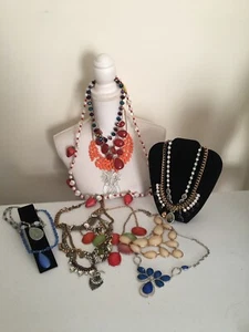 Lot of 13 Pcs Assorted Women’s Necklaces Casual Bohemian Summer Wholesale - Picture 1 of 10