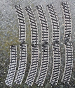 De colección Marklin W. Alemania HO M Track 5100 1/1 Curve Track Secciones 11 - Imagen 1 de 5