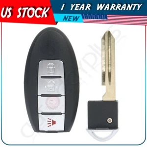 Remote Car Key Fob for Nissan For Sentra 2007 2008 2009 2010 2011 2012 4 Buttons - Picture 1 of 10